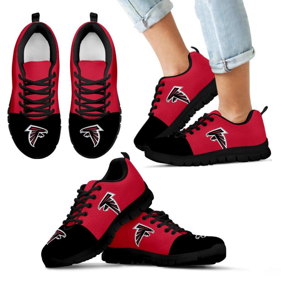 Two Colors Aparted Atlanta Falcons Sneakers