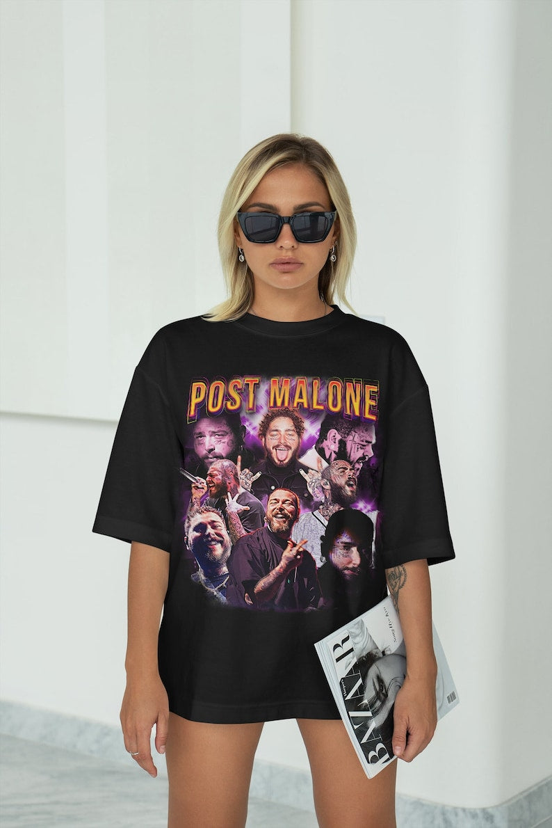 Posty T-Shirt, Posty Shirt, Bootleg Posty Graphic Tee, Posty Concert Shirt, Malone T-Shirt