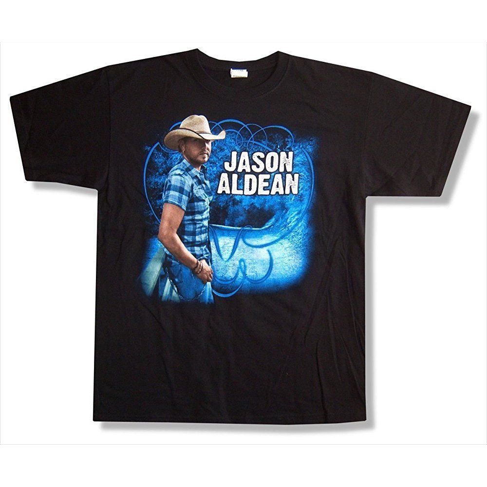 Adult Jason Aldean Plaid Shirt Tour 2011 Black Shirt Tunisex 11905 17 90 Dedeshop Shirt