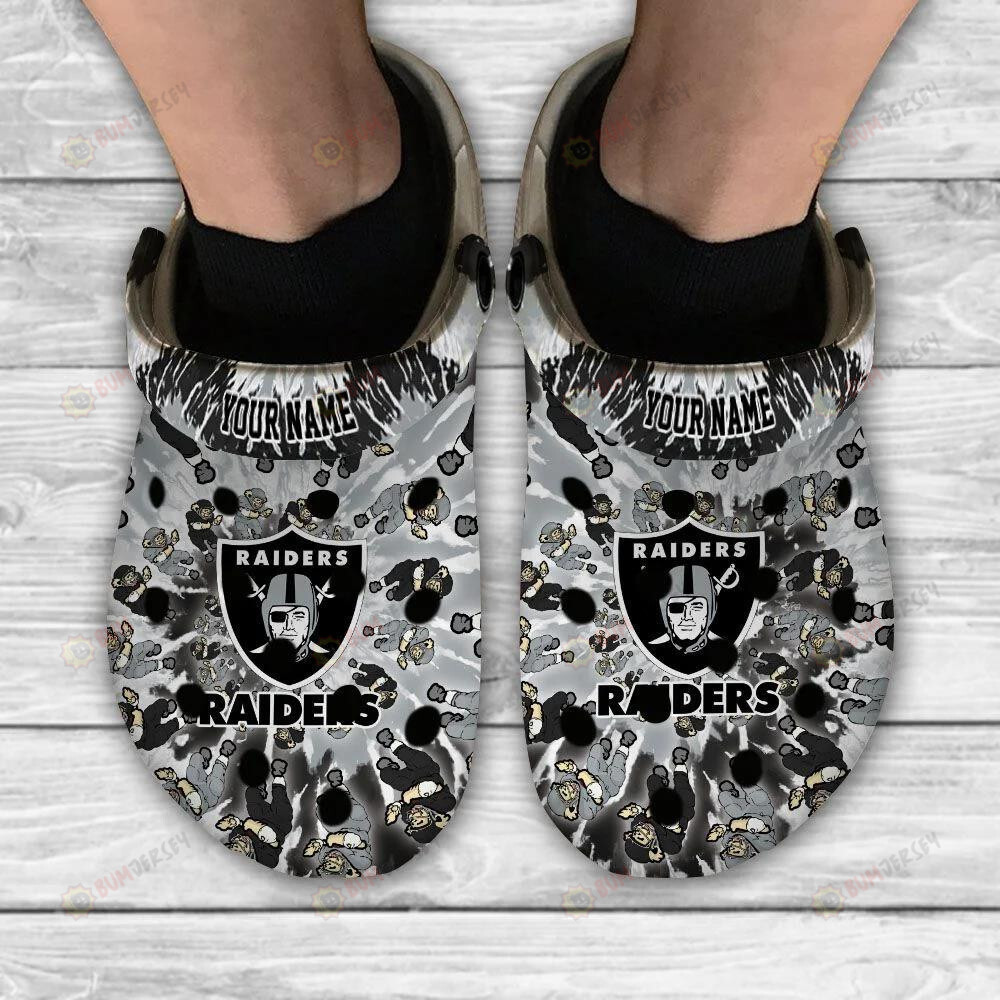 Las Vegas Raiders Grateful Dead Custom Personalized Crocs Classic Clogs Shoes – Aop Clog