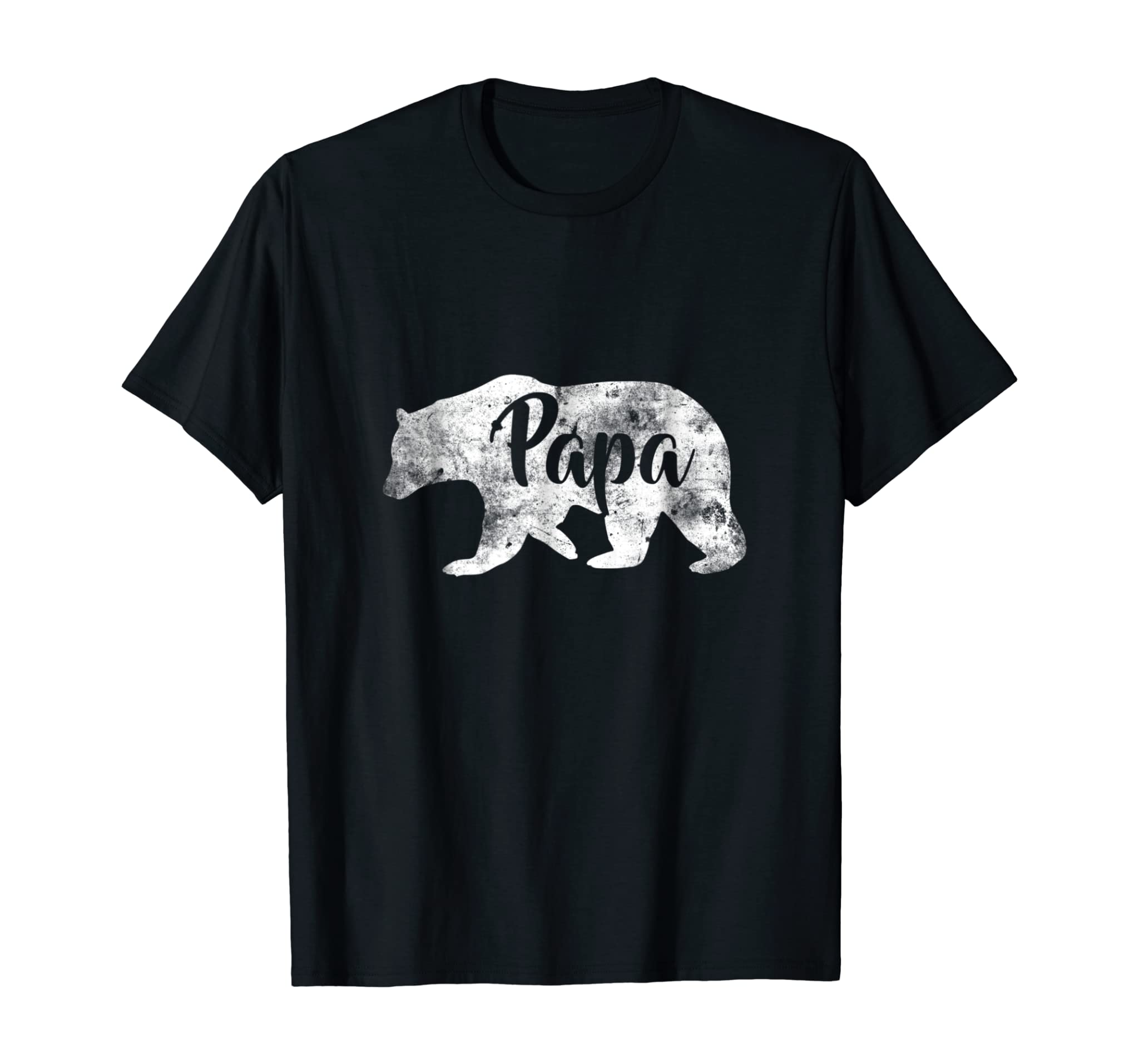 Mens Papa Bear Awesome Camping Father’S Tee