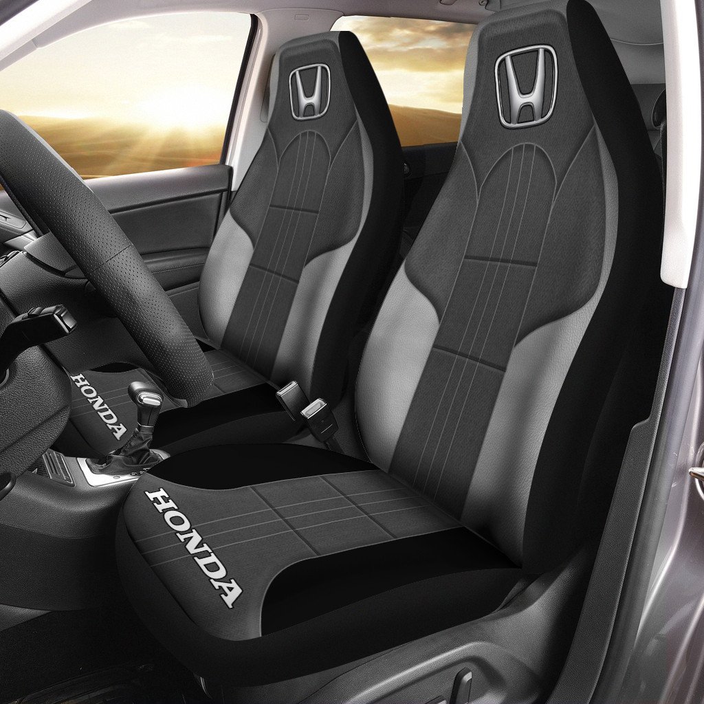 Honda An-Ht Car Seat Cover (Set Of 2) Ver 1 (Black)