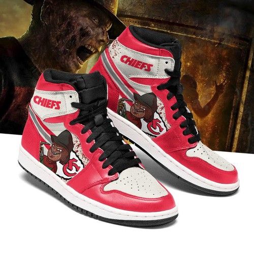 Kansas City Chiefs Horror Jordan Sneakers For Fan High Top Shoes Jordan Sneaker