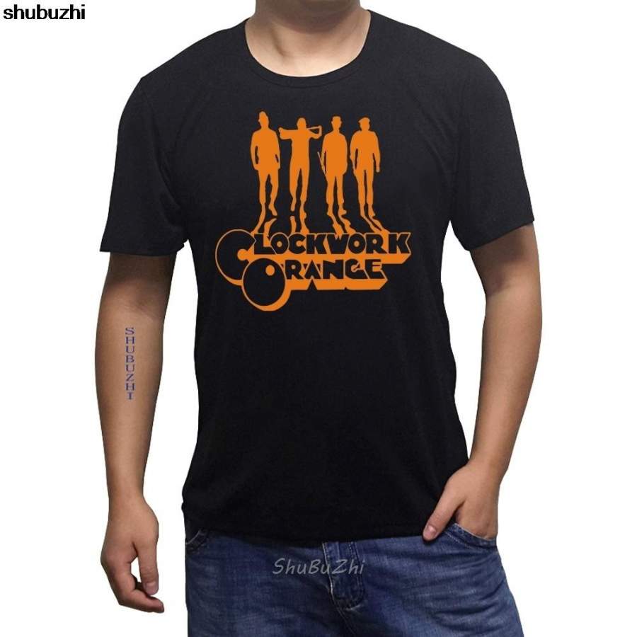 Clockwork Orange T-shirt Vintage Stanley Kubrick Movie Cool Casual T Shirt Men