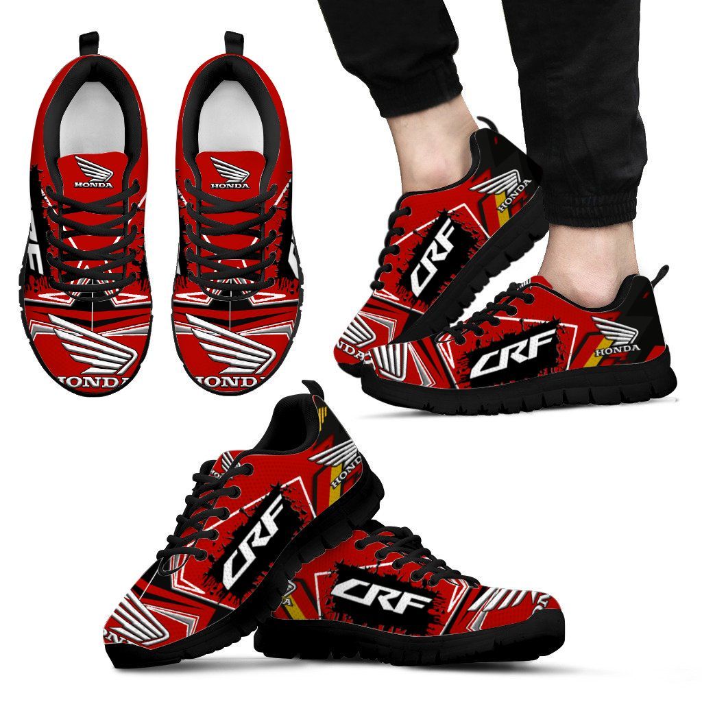 3D Printed Honda Crf Lph Sneakers Ver 1 For Men & Women (Red)