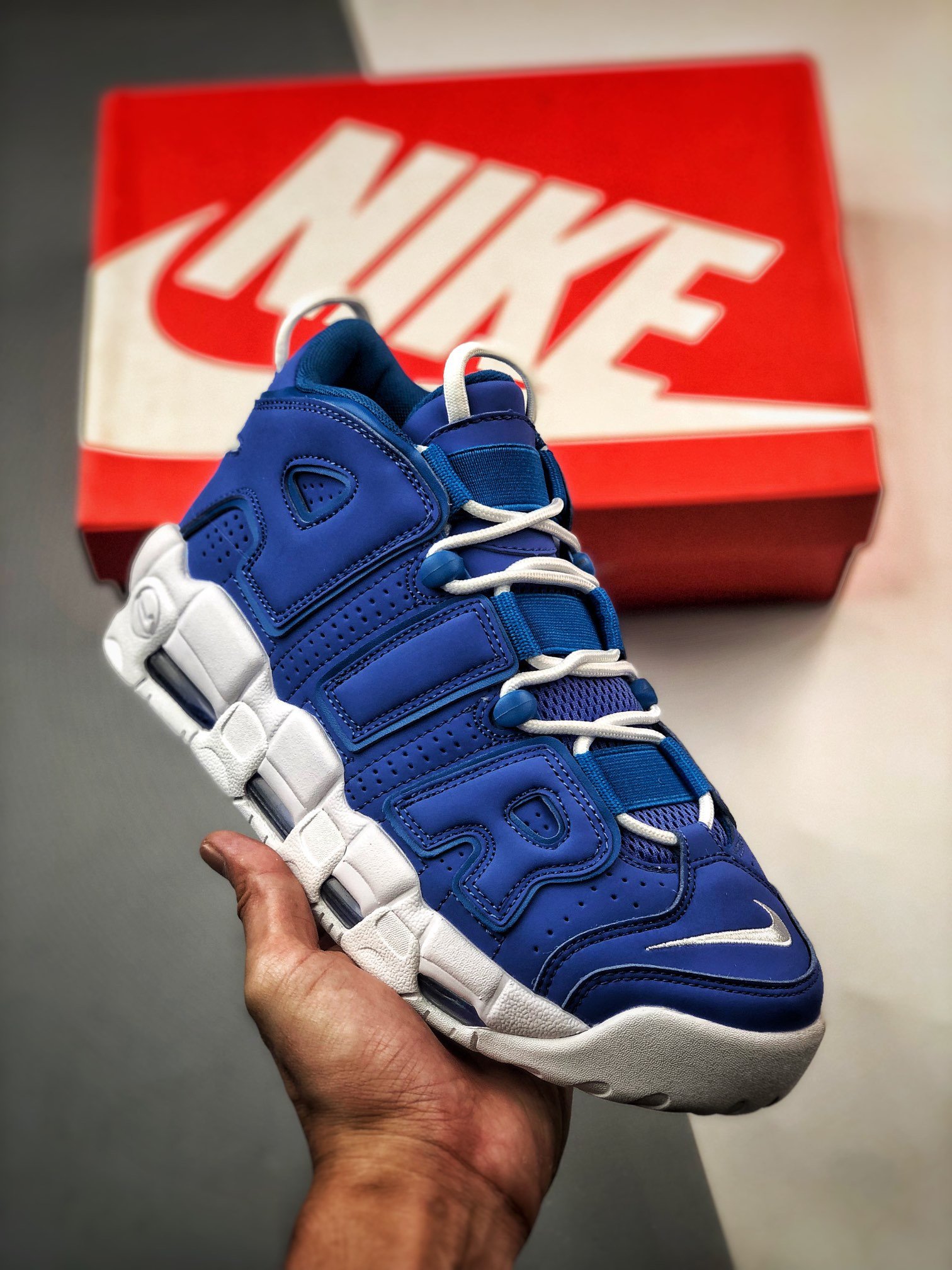 Nike Air More Uptempo Blue and White DM1023-400 5338629