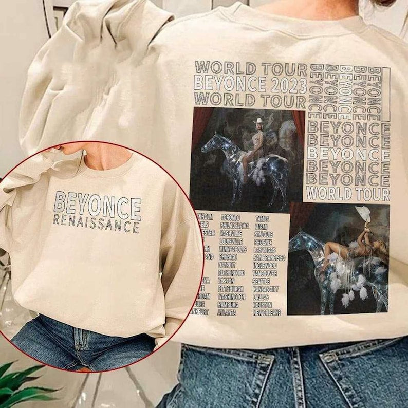 Beyonce Year Of Renaissance World Tour Shirt, 2Side 2023 Beyonce Shirt V6, Beyonce Renaissance90S Vintage Tees, Beyonc? 2023 Tee