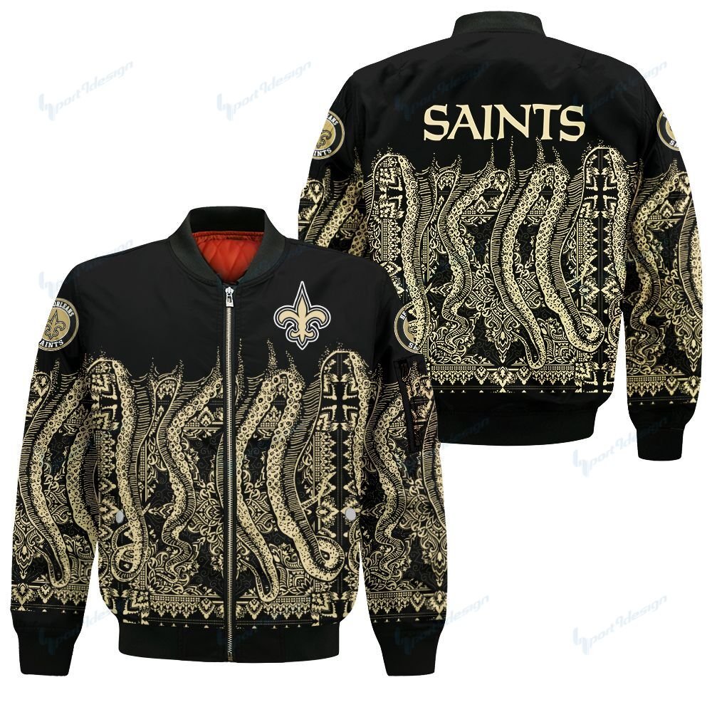 New Orleans Saints Bomber Jacket 17