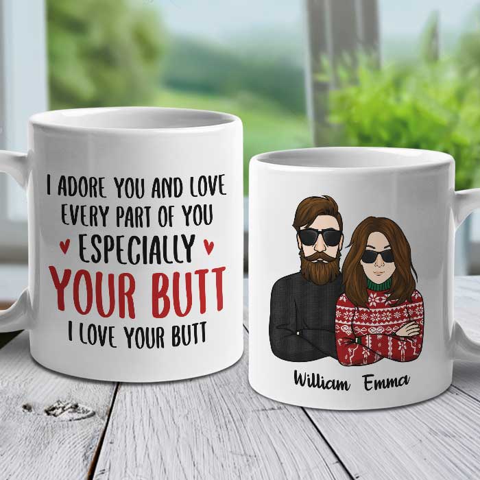I Adore You And Love Every Part Of You – Personalized Mug