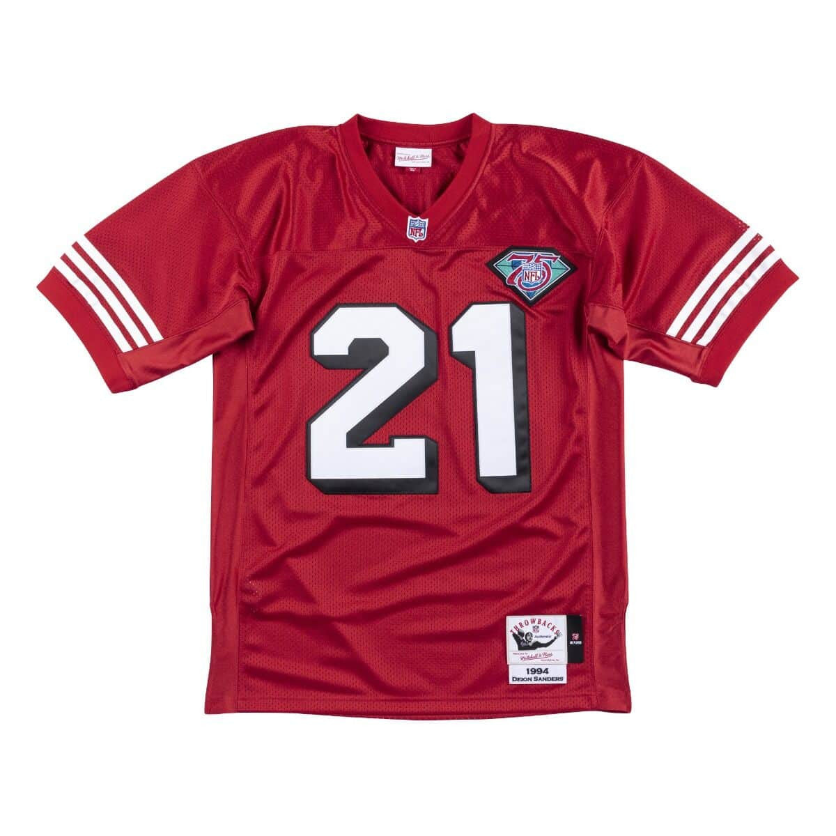 Mitchell & Ness Authentic Jersey San Francisco 49Ers 1994 Deion Sanders ...