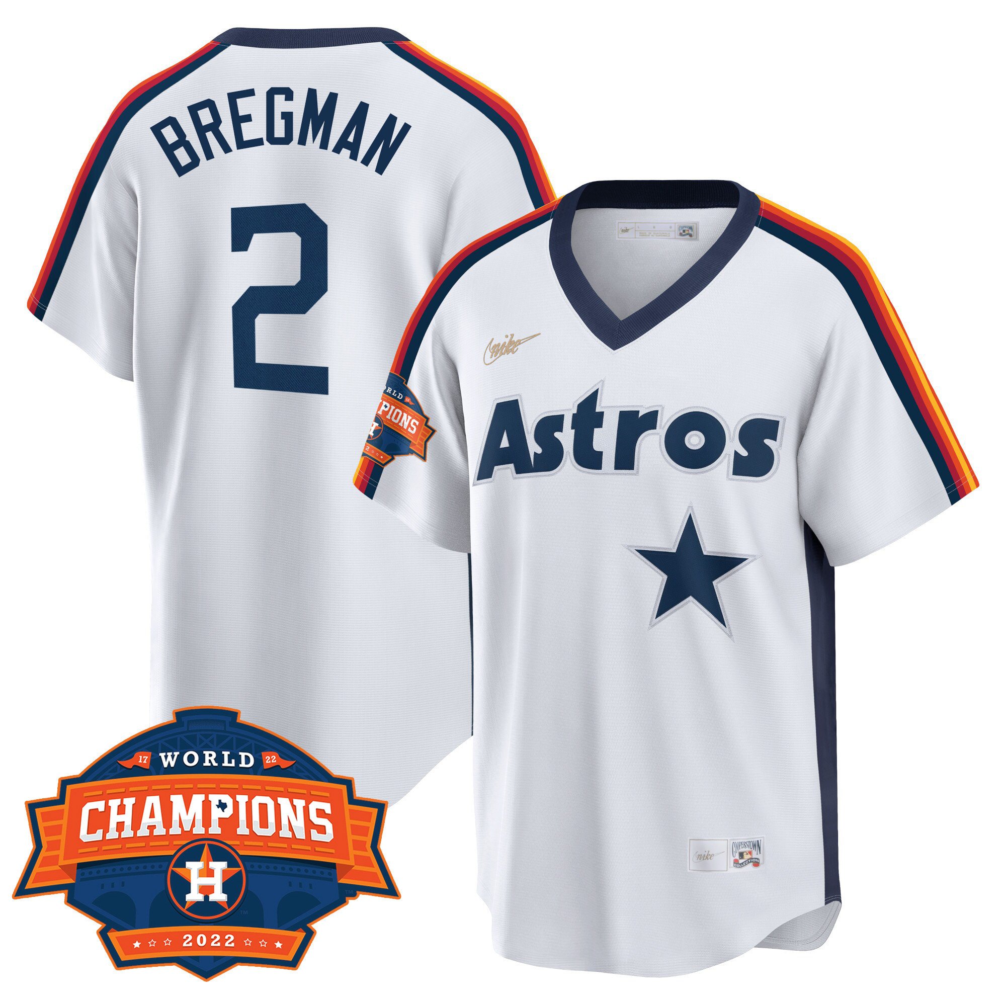 Houston Astros Home Cooperstown 2022 Champions Limited Player Jersey