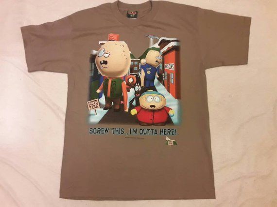 Vintage Rare South Park shirtVtg 90s 1990s Animation shirt Nos Simpsons Family shirt