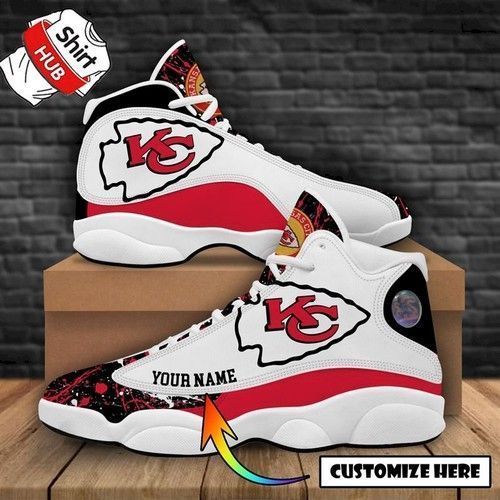 Kansas City Chiefs Air Jordan 13 Personalized For Fan Shoes Sport Sneakers