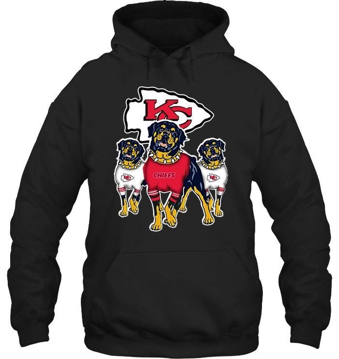 Kansas City Chiefs Rottweilers Fan Hoodie T Shirt Hoodie,  Hoodie Sweater