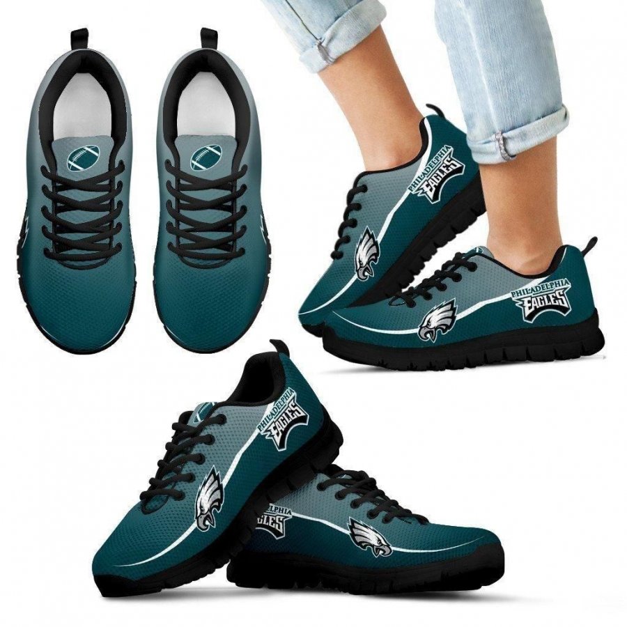 Colorful Philadelphia Eagles Passion Sneakers #738