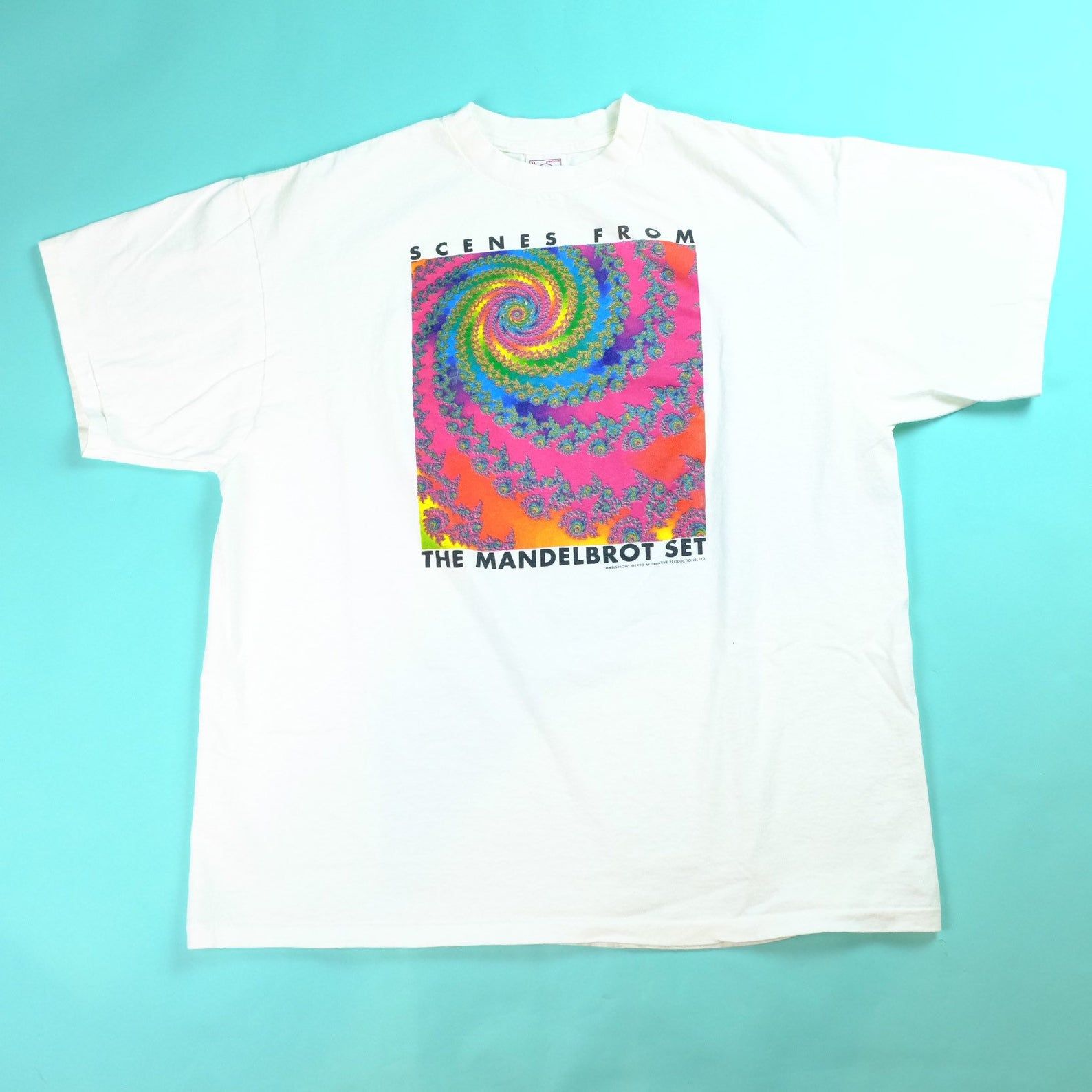 Brand New Vintage 90s Scenes From The Mandelbrot Test T Shirt- Grateful Dead Psychedelic Acid Hippie Tee –