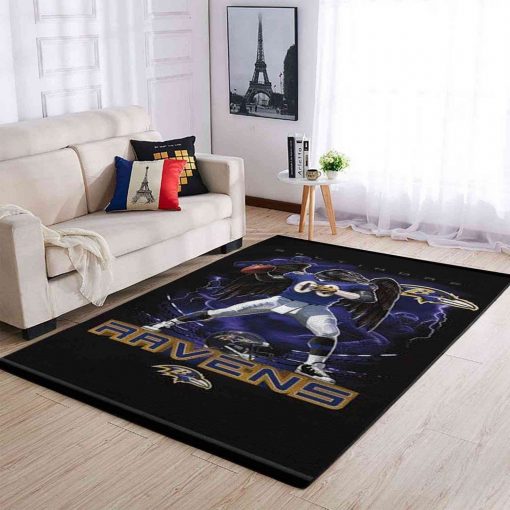 Baltimore Ravens Area Sku 1590 Area Rug Living Room Rug Home Decor Carpets