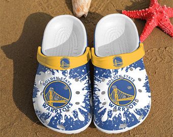 Golden State Warriors Crocs Crocband Clog Clog Comfortable For Mens And Womens Classic Clog Water Shoes