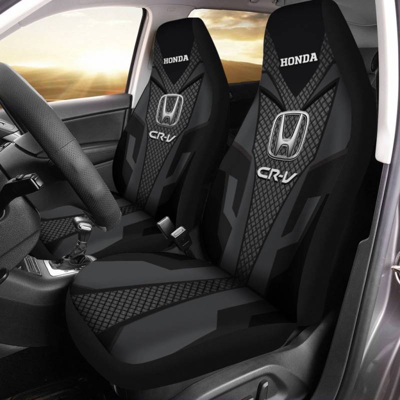 Honda CRV TDV Car Seat Cover (Set of 2) Ver 1 (Grey)