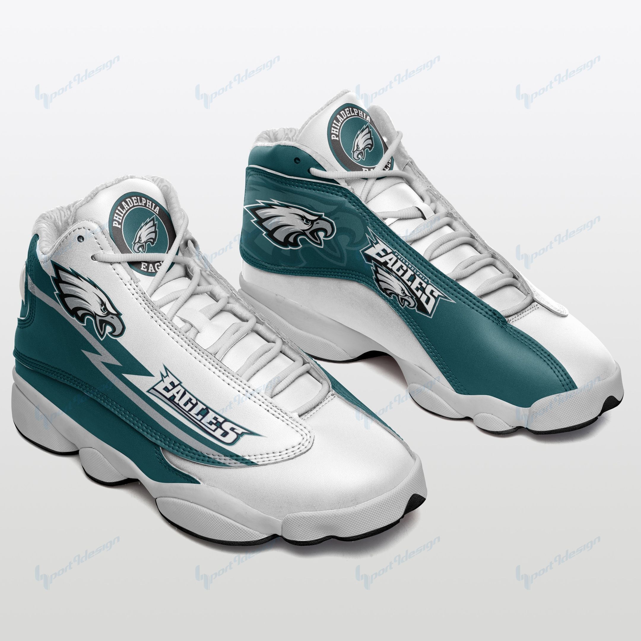 Philadelphia Eagles Air JD13 Sneakers 140