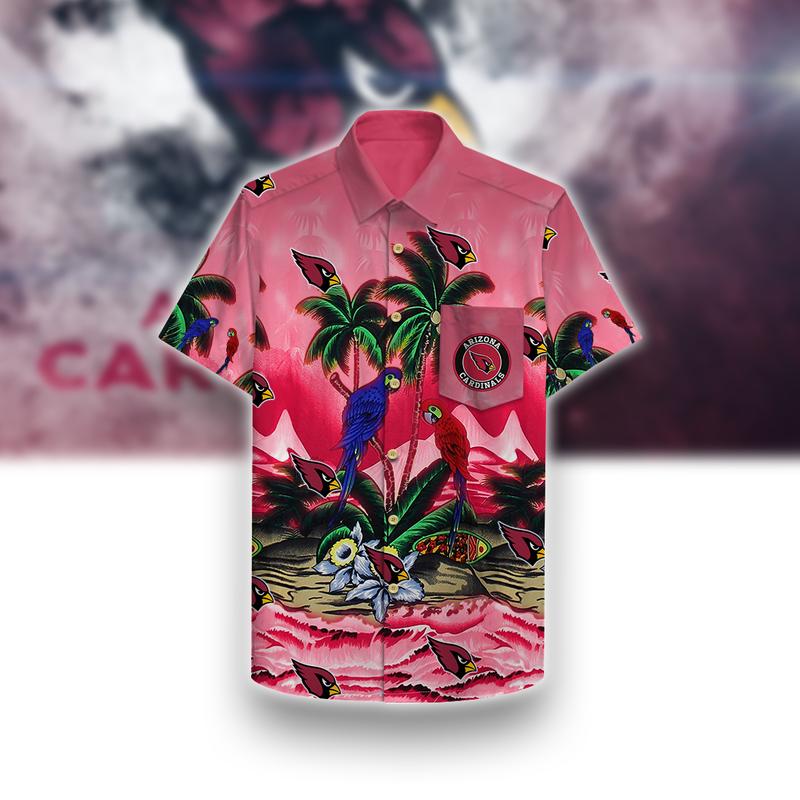 Arizona Cardinals Unisex Hawaiian Shirt Pattern- Hawaii Shirt-Hao1