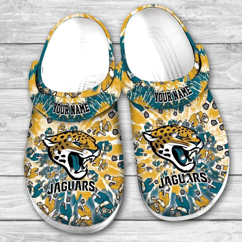 Jacksonville Jaguars Grateful Dead Custom Personalized Crocs Classic Clogs Shoes