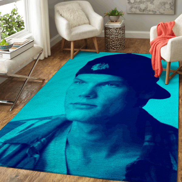 Avicii Vintage Music Vintage Home Decor Rectangle Area Rug