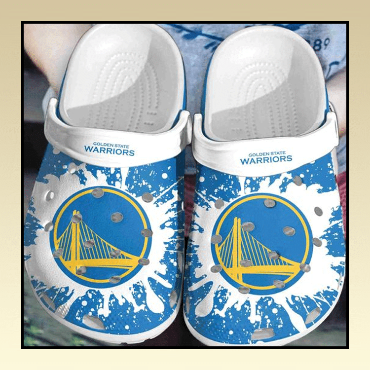 Golden State Warriors Crocss Crocband Clog Shoes