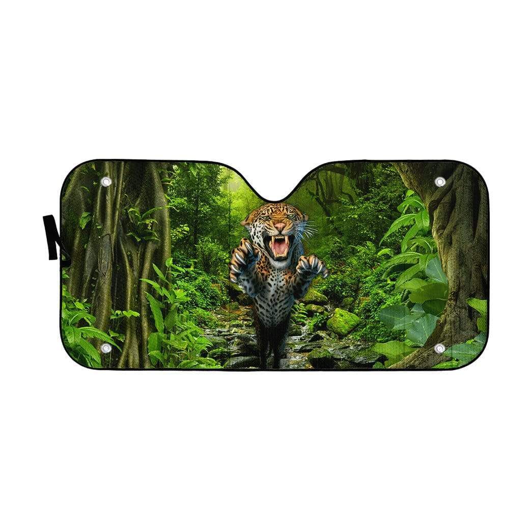 Gearhumans 3D The Jaguar Hunting Custom Car Auto Sunshade