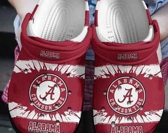 Alabama Crimson Tide Comfortable Water Comfortable Unisex Crocs Clog Shoes