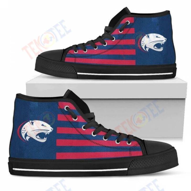 Mens Womens American Flag South Alabama Jaguars High Top Shoes TMT808