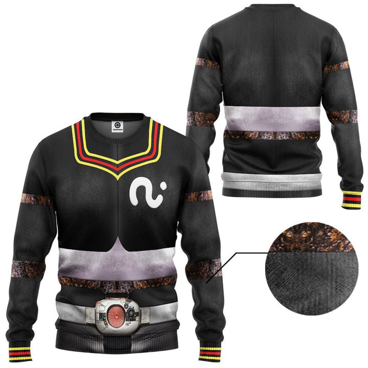 Kamen Rider Black Ugly Christmas Sweater – All Over Print 3D Sweater