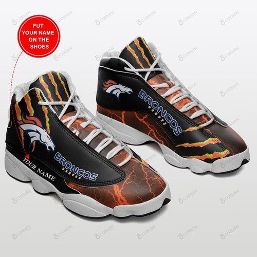 Denver Broncos Air Jordan 13 Sneakers Personalized Shoes Design Sneakers Personalized Shoes Sport Sneakers V1284