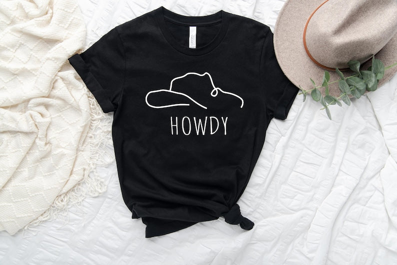 Howdy Shirt, Cowgirl T-Shirt, Hey Y’All, Texas Sweat, Southern Tee, Country Girl Shirt