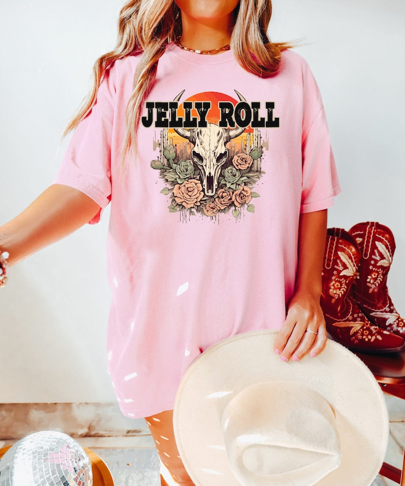 Jelly Roll American Rock Singer T-Shirt, Son Of A Sinner Shirt, Western Shirt, Cowgirl Shirt