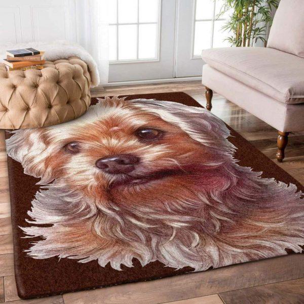 Yorkshire Terrier Home Decor Rectangle Area Rug 8