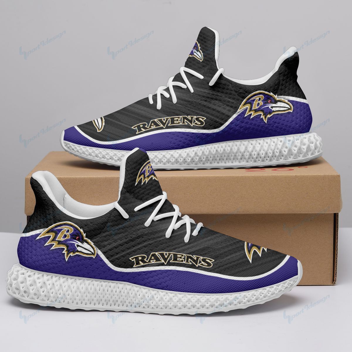 Baltimore Ravens 4D Future Sneakers 111