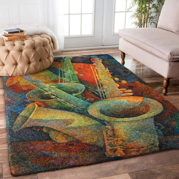 Saxophones And Violin Rug RCDD81F446 …