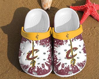 Cleveland Cavaliers Crocs Crocband Clog Clog Comfortable For Mens And Womens Classic Clog Water Shoes