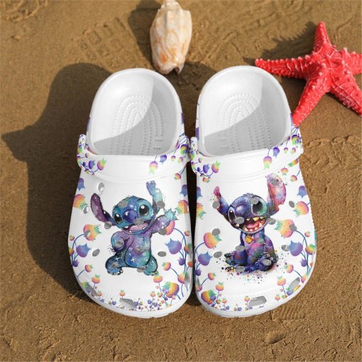 Stitch Personalized Name Clog Shoes