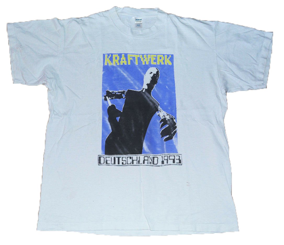 Vintage Kraftwerk Tour Shirt 1993 Electronic Krautrock Electropop