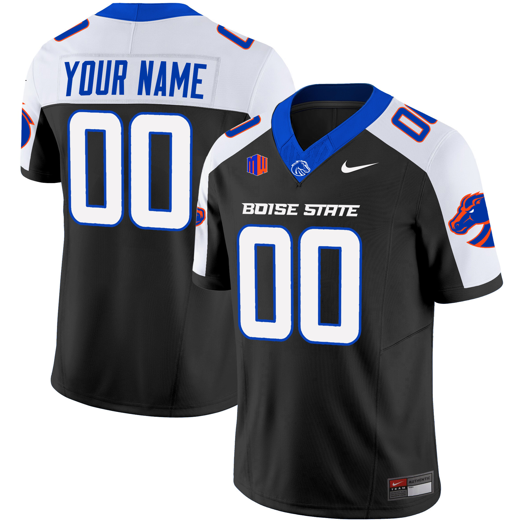 Boise State Broncos Vapor Limited Custom Jersey – All Stitched