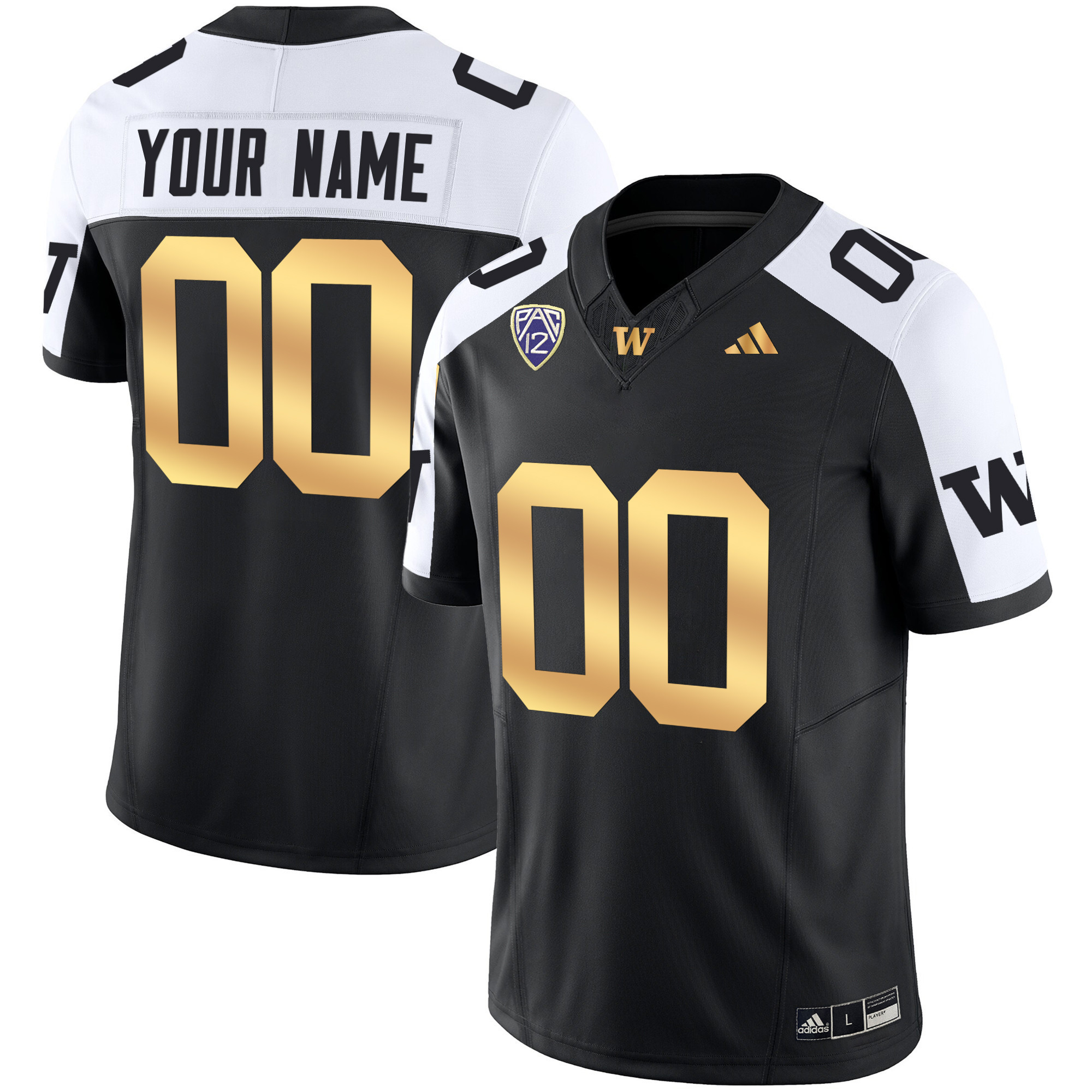 Washington Huskies 2023 Vapor Limited Custom Jersey – All Stitched