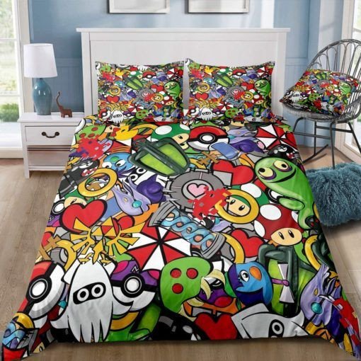 Pokemon Cartoons Duvet Quilt Bedding Set – TXTrend Shop