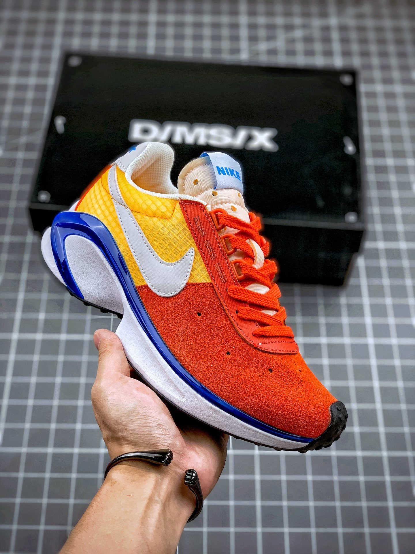 Nike DMSX Waffle Orange Yellow Blue 5339512