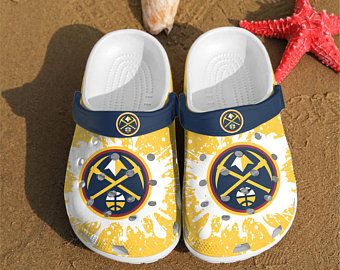 Denver Nuggets Crocs Crocband Clog Clog Comfortable For Mens And Womens Classic Clog Water Shoes