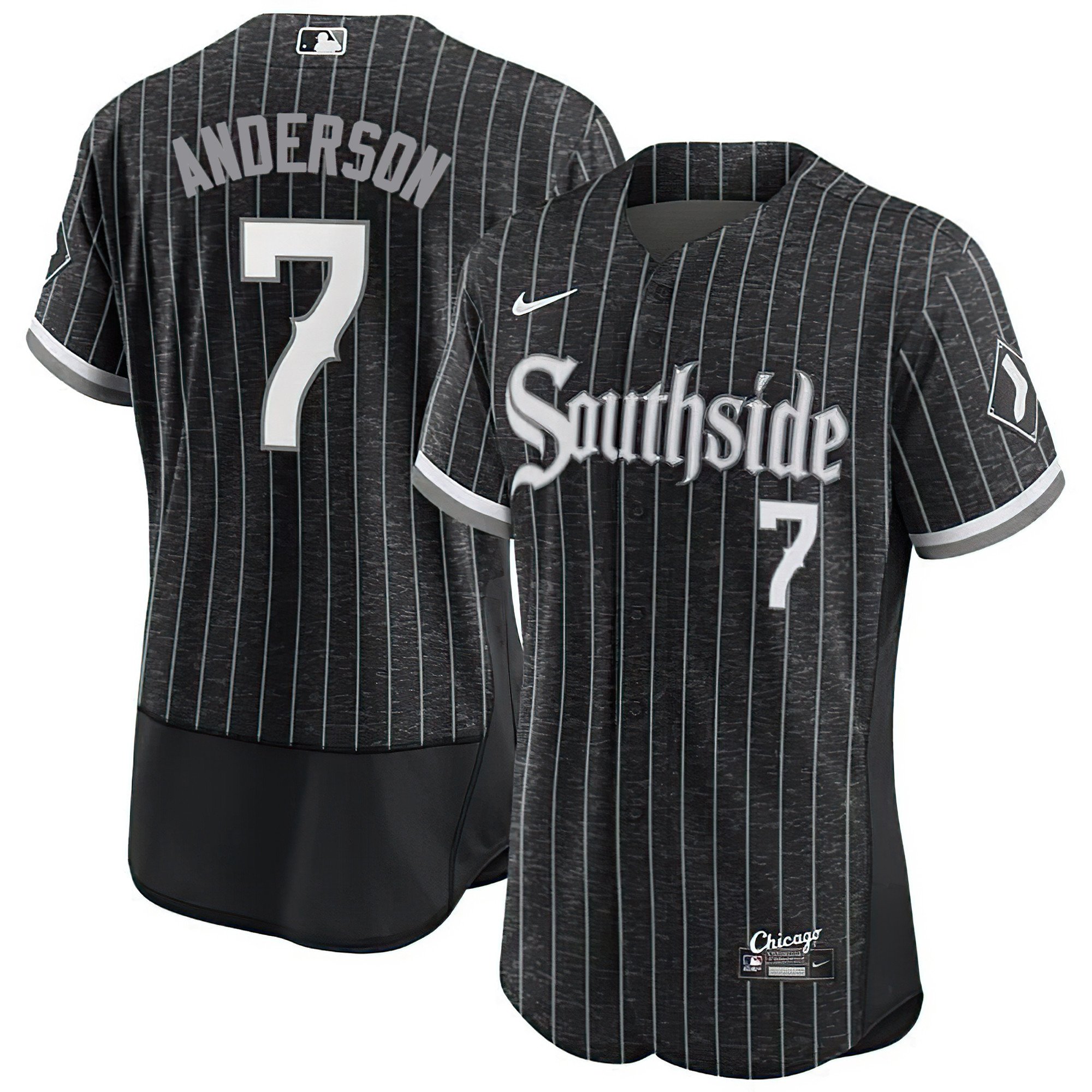 Chicago White Sox Flex Base City Connect Southside Jersey – Stitched ...