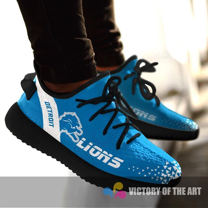 Cover your body with amazing Line Logo Detroit Lions Sneakers As Special Shoes