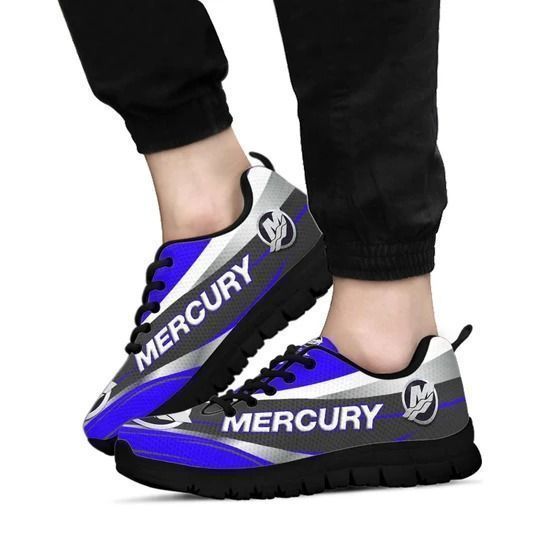 3D Printed Mercury Marine BDA Sneakers For Men & Women Ver 2 (Blue)