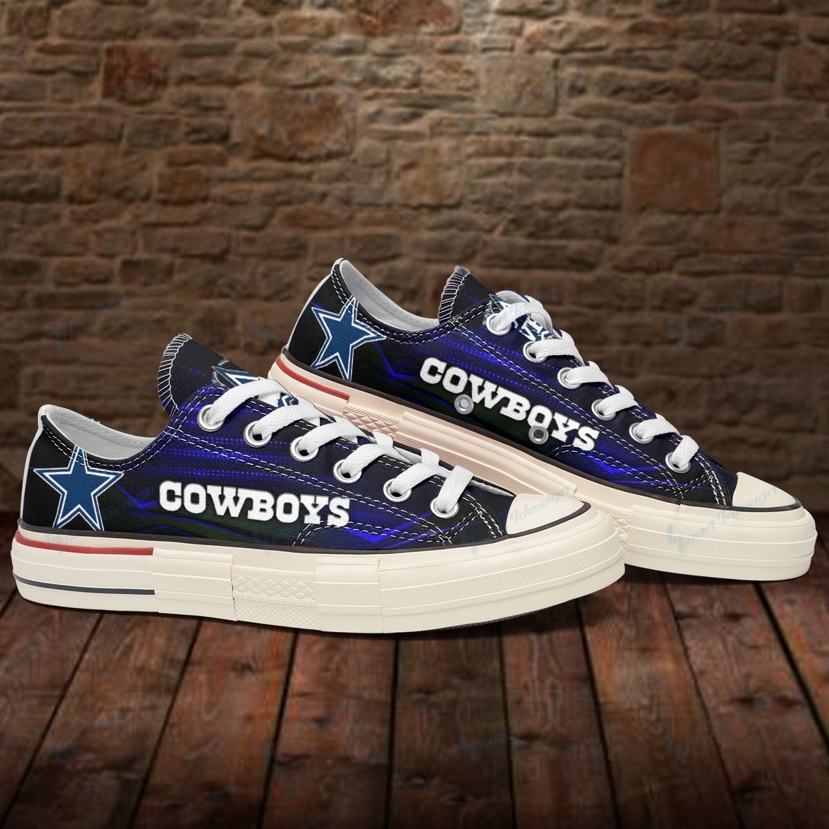 Dallas Cowboys New Low Top Canvas Shoes 09